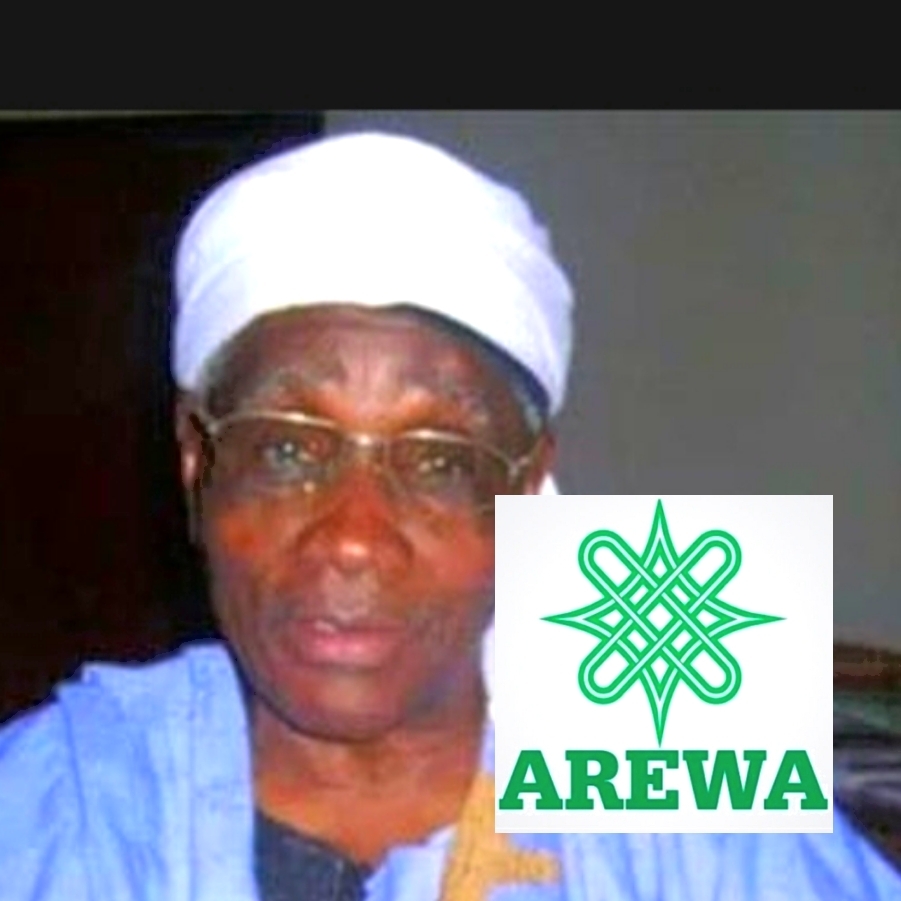 Prof Ango Abdullahi and Arewa logo